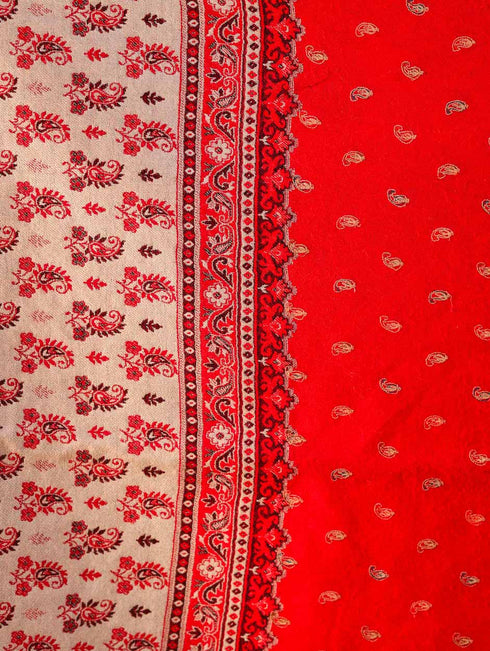 Women's Jamawar Aari Embroidery Wool Shawl